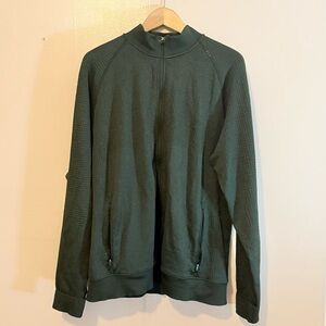 Lululemon - Men's Forest Green Full-Zip Sweater Jacket